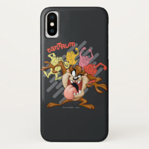 Kleurrijke "Tantrum" TAZ™ iPhone X Hoesje