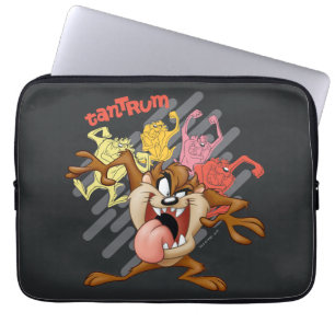 Kleurrijke "Tantrum" TAZ™ Laptop Sleeve