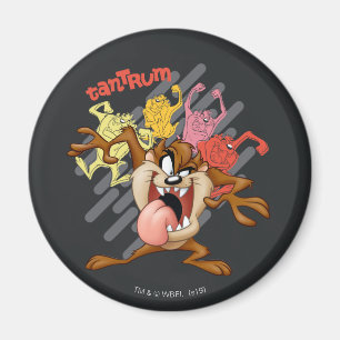 Kleurrijke "Tantrum" TAZ™ Magneet