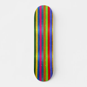 Kleurrijke tapijtschelp skateboard