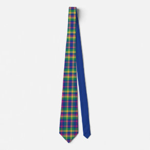 Kleurrijke tartan stropdas