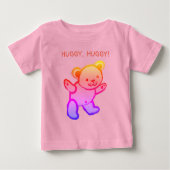 Kleurrijke teddybeer, HUGGY, HUGGY, T-Shirt (Voorkant)
