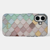 Kleurrijke Tegels Thema gepersonaliseerd Case-Mate iPhone Case (Achterkant (horizontaal))