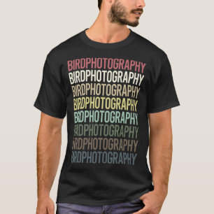 Kleurrijke Tekst Fotografie Fotograaf Camera T-shirt