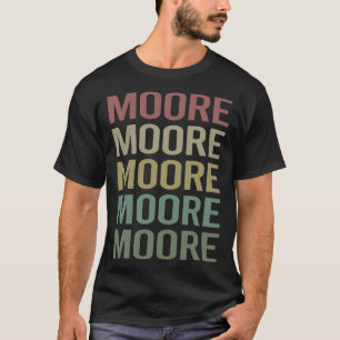 Kleurrijke Tekst Moore T-shirt