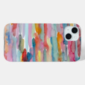 Kleurrijke telefoonhoes, Abstracte kunst, penseels Case-Mate iPhone Case (Achterkant (horizontaal))