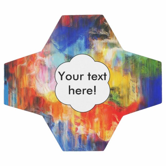 Kleurrijke textuur voetbal (Enkel)