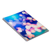 Kleurrijke textuur, wazig achtergrondabstract, kun notitieboek (Rechterzijde)