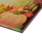 Kleurrijke Thanksgiving Harvest Snijplank (Hoek)