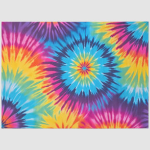 Kleurrijke Tie Dye Art Tissue Papier