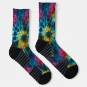 Kleurrijke Tie Dye Meerkleurig Sokken (Rechts)