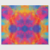 Kleurrijke Tie Dye Pattern Schattige Cool  Funky Cadeaupapier (Vlak)