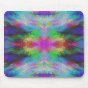 Kleurrijke Tie Dye stijl kunst Muismat