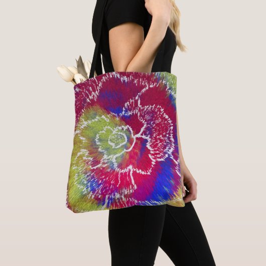 Kleurrijke Tie Dye Tassen Tas (Dichtbij)