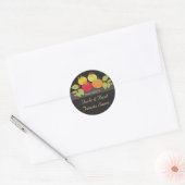 Kleurrijke tomaten basiscadeautjes labels stickers (Envelop)