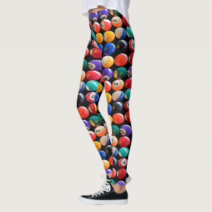 Kleurrijke Traditional Eightball', dames Leggings