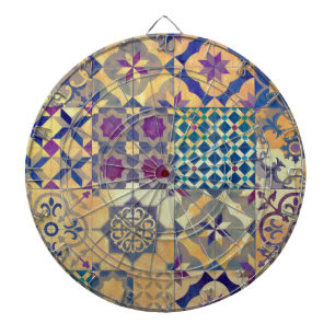 Kleurrijke traditionele mediterrane en Egeïsche te Dartbord