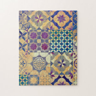 Kleurrijke traditionele mediterrane en Egeïsche te Legpuzzel