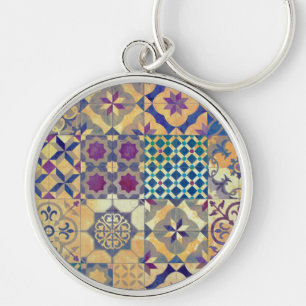 Kleurrijke traditionele mediterrane en Egeïsche te Sleutelhanger