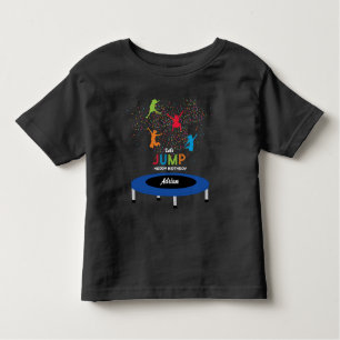 Kleurrijke Trampoline Park Jump Kids Verjaardagsfe Kinder Shirts