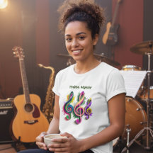 Kleurrijke Treble Clef Music Design