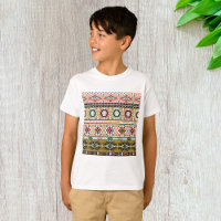Kleurrijke Tribal Aztec Patroon Boho Geometrisch