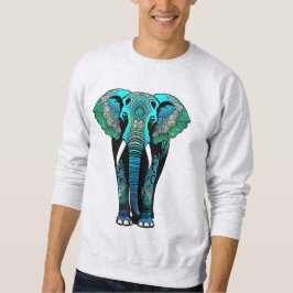 Kleurrijke Tribal Elephant - Artistic Wildlife Trui