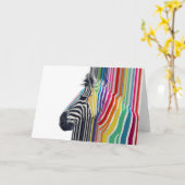 Kleurrijke trilstrips voor Zebra Kaart (Gele Bloem)