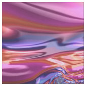 Kleurrijke Trippy Groovy Digitale Abstracte Fracta Stof (Swatch)