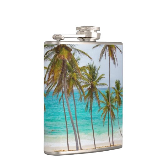 Kleurrijke tropische balkolf heupfles (Rechts)