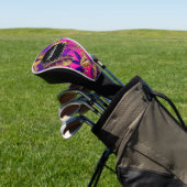 Kleurrijke tropische bladeren golfheadcover (Insitu)