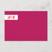 Kleurrijke tropische bladeren, lijst maximalistisc informatiekaartje (Achterkant)