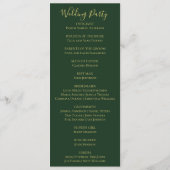 Kleurrijke tropische bloemen roze Sinaasappel brui Programma (Achterkant)