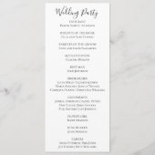 Kleurrijke tropische bloemen roze Sinaasappel brui Programma (Achterkant)