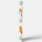 Kleurrijke Tropische Papegaai & Monogram Case-Mate iPhone Case (Achterkant / Rechts)