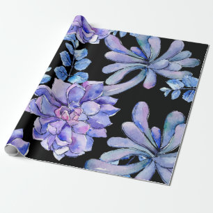 Kleurrijke Tropische Succulenten Cadeaupapier
