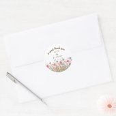 Kleurrijke Tuin Boho Wilde Bloem Sticker (Envelop)
