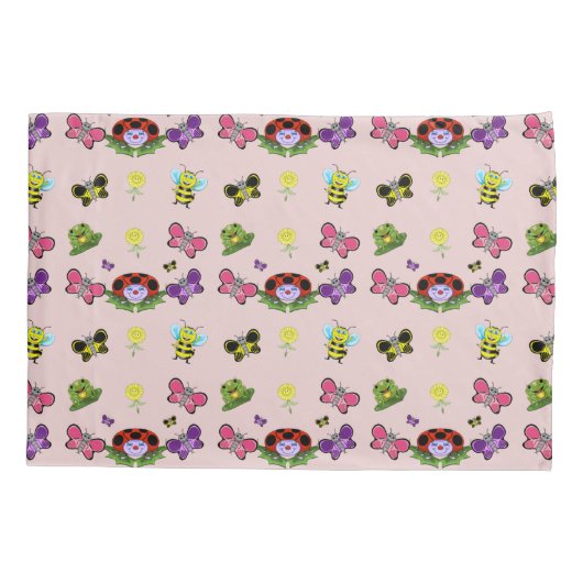 Kleurrijke Tuin Kussen Hoesje Kussensloop (Achterkant)