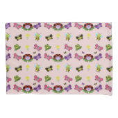 Kleurrijke Tuin Kussen Hoesje Kussensloop (Voorkant)