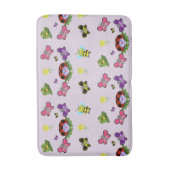 Kleurrijke Tuin Medium Badmat (Voorkant Verticaal)