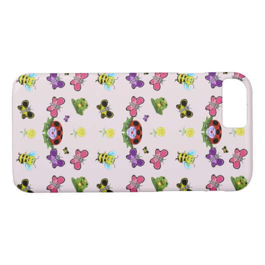 Kleurrijke Tuin Mobiele Telefoonhoes Case-Mate iPhone Case (Achterkant (Horizontaal))