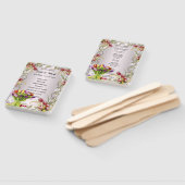 Kleurrijke tulp bloemenbruiloft programma handwaaier (Niet-gemonteerd)