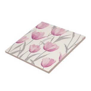 Kleurrijke Tulp Keramische Tegels Voor Huisvloeren Tegeltje