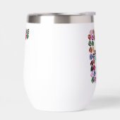 Kleurrijke tulp met opschrift "F" (Links)