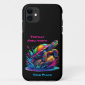 Kleurrijke Turtle Splash Case-Mate iPhone Case (Achterkant)