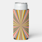 Kleurrijke uitbarsting van retro strepen  (Seltzer Voorkant)