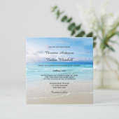 Kleurrijke uitnodiging voor weduwschap of bestemmi (Staand voorkant)