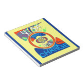 Kleurrijke USA Change: een feestelijk ontwerp Notitieblok (Schuin)