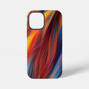 Kleurrijke vachttextuur achtergrond-68454 iPhone 12 mini hoesje