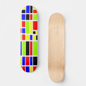 Kleurrijke vakken 04 skateboard (Voorkant)